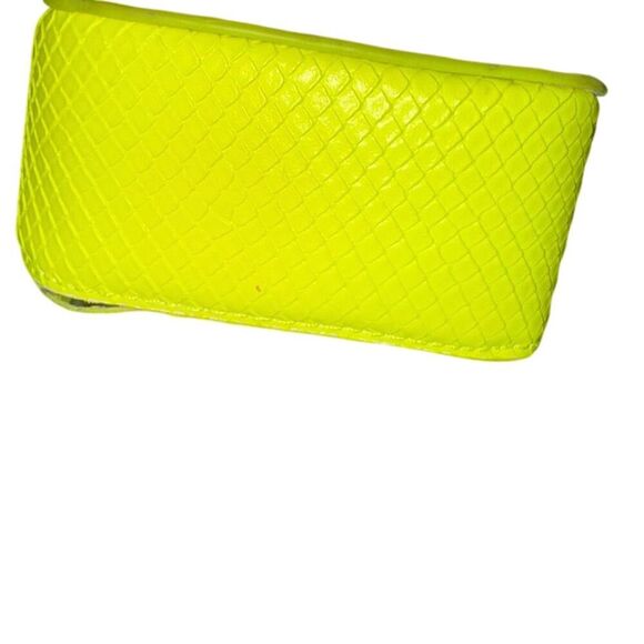 BP Women's Neon Croc Embossed Crossbody Bag with Adjustable Strap 6.5” X 4.5” - Picture 4 of 13
